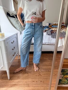 MADEWELL “Darted Barrel Leg Jean”